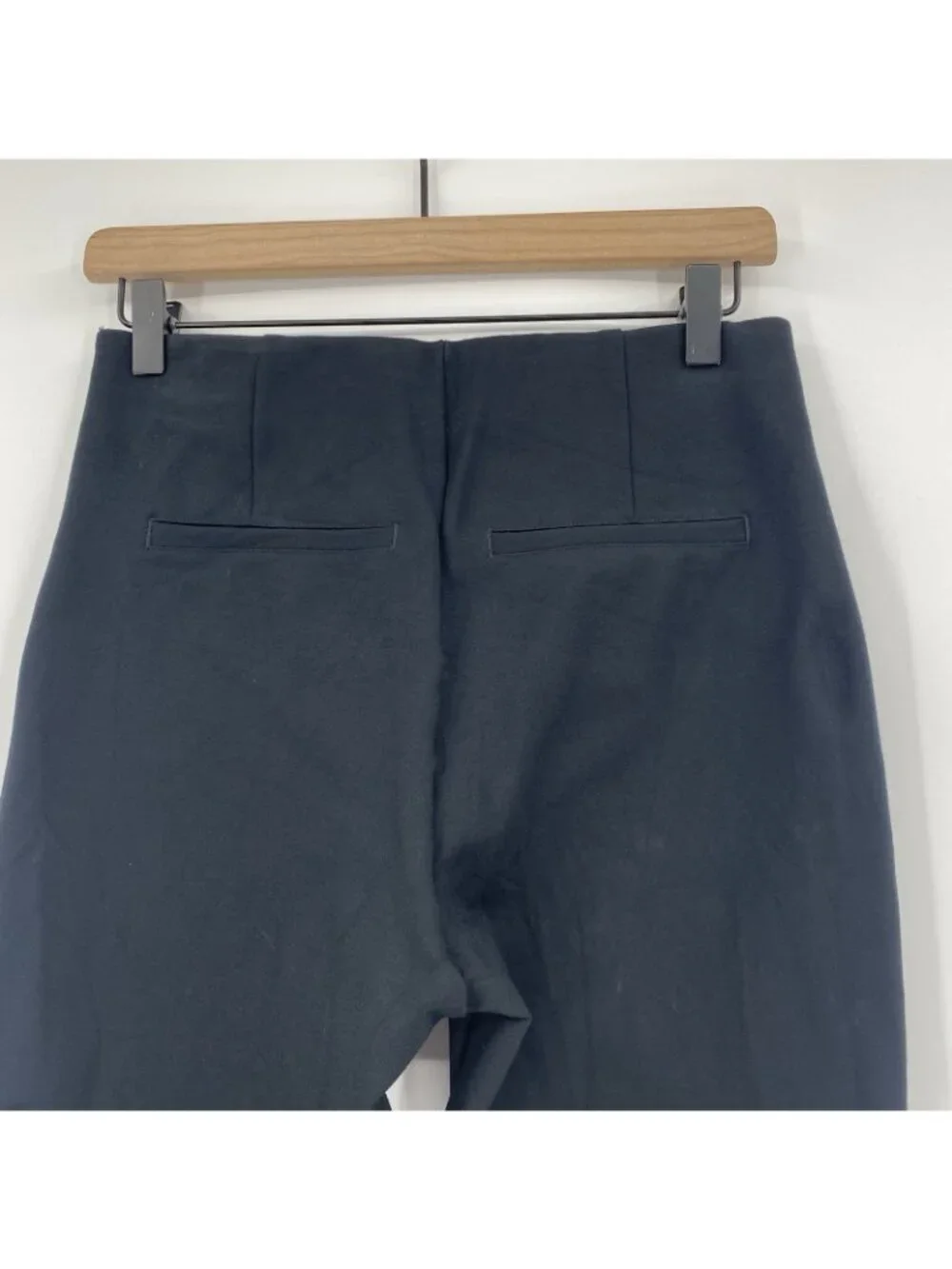 Spanx Perfect Ankle Skinny Side Piping Slimming Pants Black Size Medium